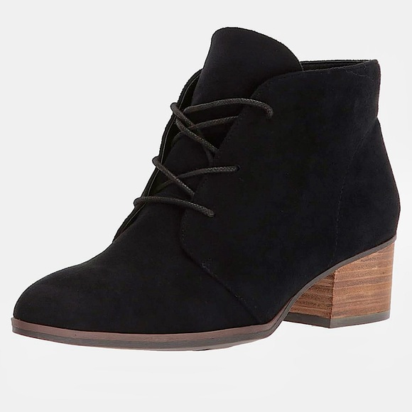 Dr. Scholl's Harlin Wedge Bootie in Black Suede - Picture 1 of 16